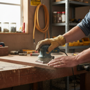 Dark Slate Gray Premium Sanding Pads Hook & Loop 93mmx93mm 80 Grit (Pack of 5)