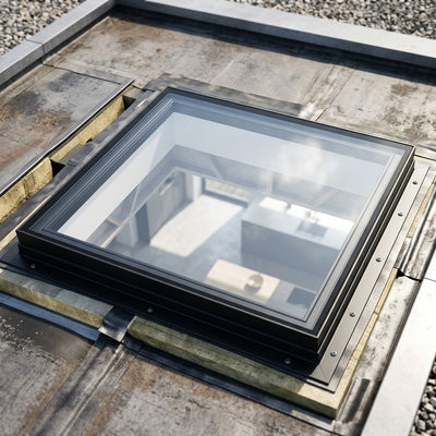 Fixed Flat Glass Rooflight 1200x1200mm