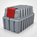 2500 Litre Bunded Plastic Diesel Storage Tank with Pump Kit (view 2)