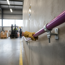 Dim Gray Premium Handrail Support Key Clamp - Galvanised Malleable Iron for Robust Installations