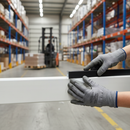 Dark Gray Premium PVC Angle 20 x 20 x 1mm with Self-Adhesive Strips