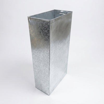 112 litre galvanised steel bin liner with handle