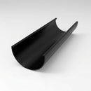 Half Round Gutter Sample – Aluminium — RAL 9005