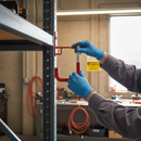 Dark Slate Gray Premium Aluminium Hook 80 x 120mm with Red Rubberized Grip