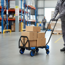 Premium 2-in-1 Folding Sack Truck Trolley with 120kg Capacity for Versatile Use - High-Quality Professional Grade for Industrial and Commercial App...