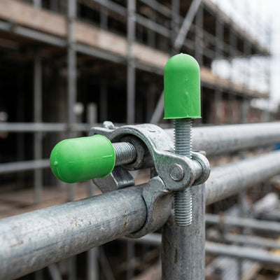 13mm Scaffold Stud Bolt Caps - Green LDPE