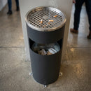 Stainless Steel Lobby Cigarette and Litter Bin – 15 Litre