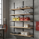 Dim Gray Premium Twin Slot Bracket - Heavy Duty Steel with Anti-Microbial Finish