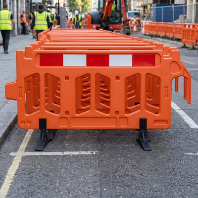 2m x 1m Pedestrian Traffic Barrier Pack of 10