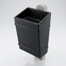 Glass Fibre Composite Post-Mount Litter Bin, 35 Litre, Open Top (view 2)