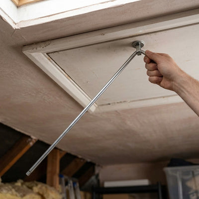 Extended Loft Hatch Key 700mm with 8mm Square Drive