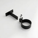 Adjustable Aluminium Pipe Clip 63mm Diameter — RAL 9005