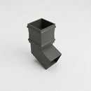 Traditional Aluminium Downpipe Bends 72x72mm – 92.5° & 112.5° — RAL 7022 / 112.5 Degrees