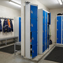 Four-Door Metal Storage Locker with Cam Lock