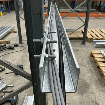 Galvanised U Channel 1.8m 52 x 30mm