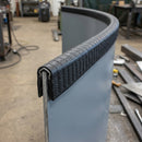 Steel-Reinforced Grip Edge Trim 14.5x10.5mm for 2-5mm Panels - 50m PVC