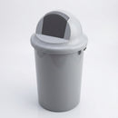 60 litre plastic push bin with hinged lid (view 2)