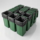 240 Litre Black Recycled Degradable Wheelie Bin Liners - Pack of 52 (view 2)