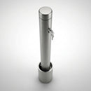 76mm removable steel bollard with ground socket (view 2)