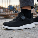 Women's Occupational Shoe with Freelock Fastening - Black