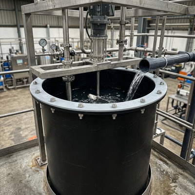 1500L Vertical Open Top Water Tank, UV Stabilised Polyethylene