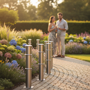 Dim Gray Premium Ornamental Bollard - 168mm Diameter, 1000mm Height