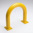 600 x 650mm Steel Collision Protection Guard, Yellow/Black (view 2)