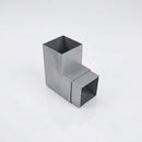 Flush Joint Aluminium Downpipe Bend 72x72mm (view 2)