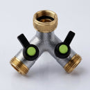 2-Way Brass Manifold with 3/4" BSP Threads, 10 Bar (view 2)