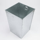 77 litre galvanised steel tapered bin liner with handles (view 2)