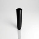 Aluminium Flush Joint Downpipe Sample — RAL 9005 / 76mmØ