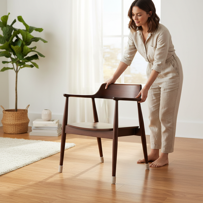 Premium Extra-Strong Adhesive Felt Furniture Pads - 27 Pack for Floor Protection Against Scratches