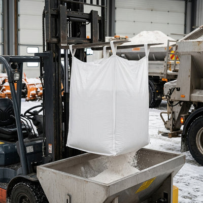 1 Tonne White De-icing Rock Salt