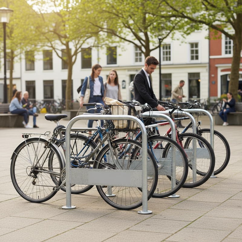 Dark Gray Premium Transport Bike and Cycle Stand for Secure Bicycle Parking