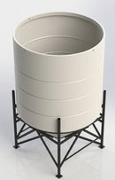 5900 Litre 45° Cone Tank Open Top – Polyethylene (view 2)