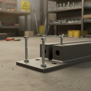 Dim Gray Premium Rawl Bolts for Traffic Management and Safety Systems - 14 x 110mm