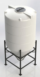 3150L Cone Tank, 60° Drainage Angle, UV Polyethylene (view 2)