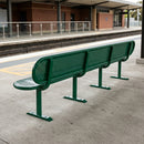3000mm Steel Bench Seat with Powder Coat Finish