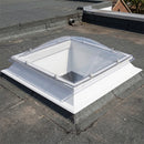 Square Fixed Dome Rooflight 1000x1000mm PVC Upstand