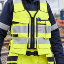 Flame Retardant Hi-Vis Arc Flash Tool Vest - Yellow/Navy (view 2)