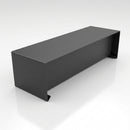 Aluminium Coping Stop End – Secret Fix 75mm (view 2)