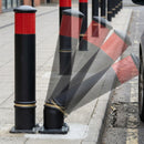 150mm Banded Reflex Bollard with Traditional Design