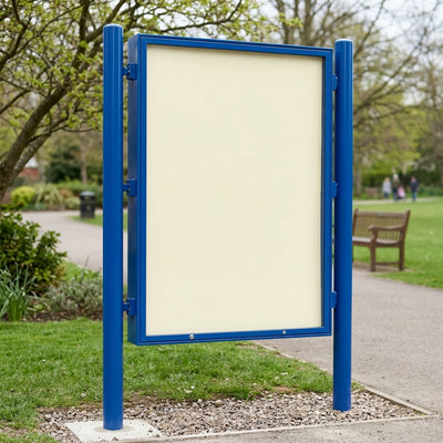Lockable Poster Display Case, Aluminium, Single or Double-Sided