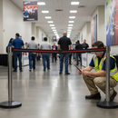 Dark Gray Premium Belt Joiner for Post Barriers - Extend Up to 8 Metres