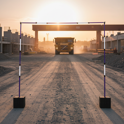 Premium Height Restriction Goalpost Kits for Rail Projects