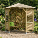 Corner Arbour - Timber Garden Structure