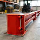 Steel Barrier End Piece Heavy Duty - Red or White
