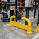350 x 750mm steel protection guard with underrun panel