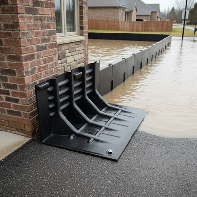Premium Lightweight Water Diversion Barrier - Side Unit