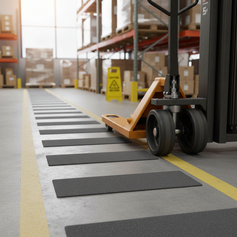 Dark Gray Premium Anti Slip Floor Covering - Pre-Cut Blanks (Pack of 10)